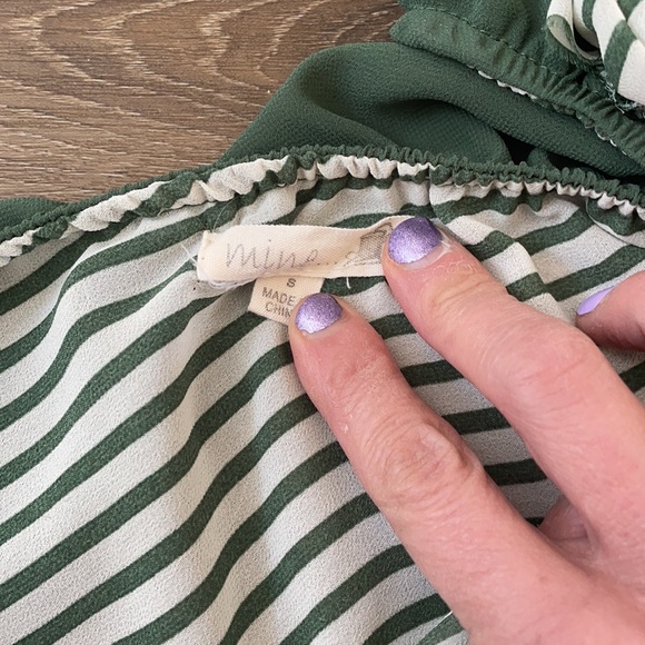 Striped One Shoulder Top - Picture 6 of 6